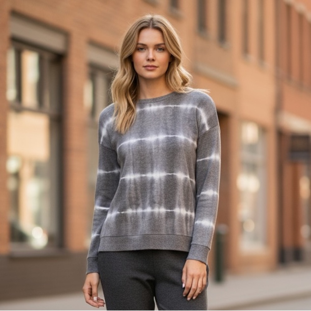NWOT Nine Britton x Stitch Fix Women’s Fleece Sweatshirt Cabin Core Soft Warm‎